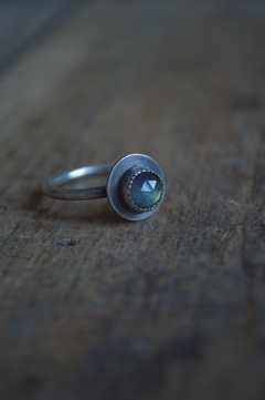 Anillo Mineral Labradorita y Plata ▽ Listo para entregar - comprar online