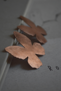 Aros mariposa ▽ Cobre - tienda online