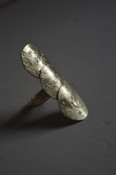 Anillo sol y luna bronce ▽ Listo para entregar