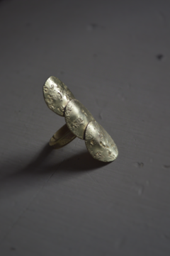Anillo sol y luna bronce ▽ Listo para entregar en internet