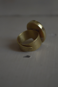 Anillo Mineral Turquesa reconstituida ▽ Listo para entregar en internet