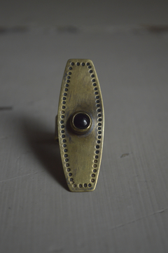 Anillo Tribu ónix negro ▽ Listo para entregar