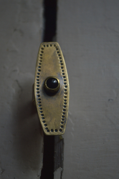 Anillo Tribu ónix negro ▽ Listo para entregar en internet