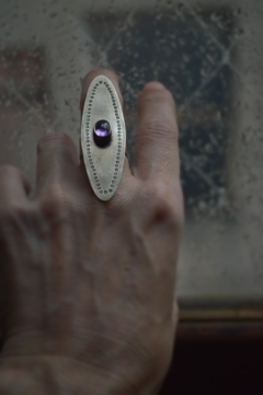 Anillo tribu amatista ▽ Listo para entregar - Marcapiel
