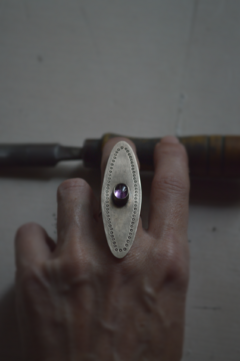 Anillo tribu amatista ▽ Listo para entregar - Marcapiel