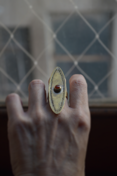 Imagen de Anillo Tribu cornalina ▽ Listo para entregar