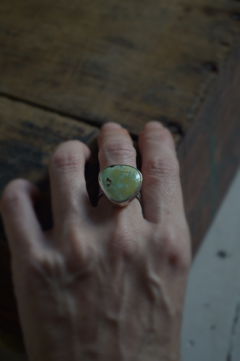 Imagen de Anillo Mineral turquesa ▽ Listo para entregar