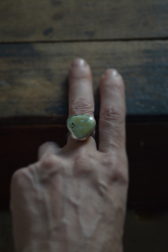Anillo Mineral turquesa ▽ Listo para entregar en internet