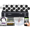 Kit Cftv Intelbras 16 Câmeras Vhd 1010 B G4 com HD 1 TERA