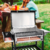 Parrilla Ciprés 90cm a carbón con tapa - comprar online