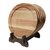 Set x 6 platos HERENCIA madera 29cm diámetro con base