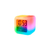 Reloj Despertador Cubo Luminoso Digital Colores Led Alarma
