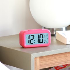 Reloj Despertador Digital Rosa