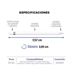 Apple -Lápiz Óptico- Pencil -1ra Generación. - tienda online