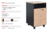 Cajonera rodante cod. 525 - comprar online