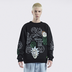 Sweater Rick and Morty Faces