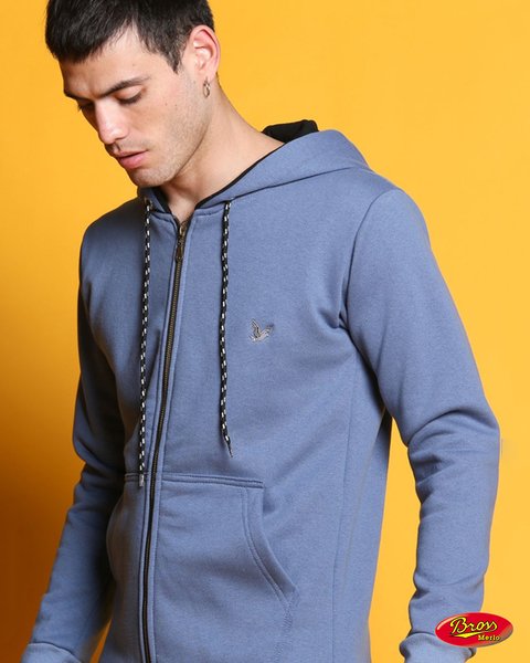CAMPERA FRISA BROSS LONDON BORDADO PALOMA - Bross Merlo