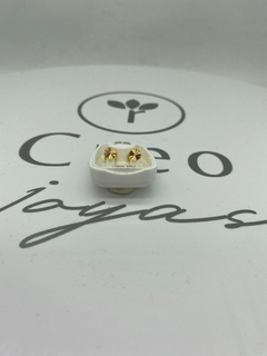 Abridores Lili Oro 18 Con Tic Laminado Estriado (109)