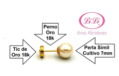 Abridores Lili Oro 18k Perla Simil Cultivo 5mm (2011m) en internet