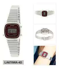 Reloj Casio Vintage Dama La-670wa-4dF Agente Oficial en internet