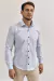 Camisa GRIESH ULTRASLIM Fit Celeste Botòn Azul - comprar online