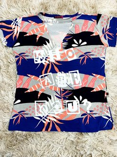 T-Shirt Floral - Não tendo a estampa escolhida, Será enviado a disponível no estoque - loja online