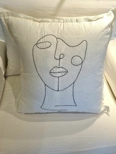 Almohadón Face White