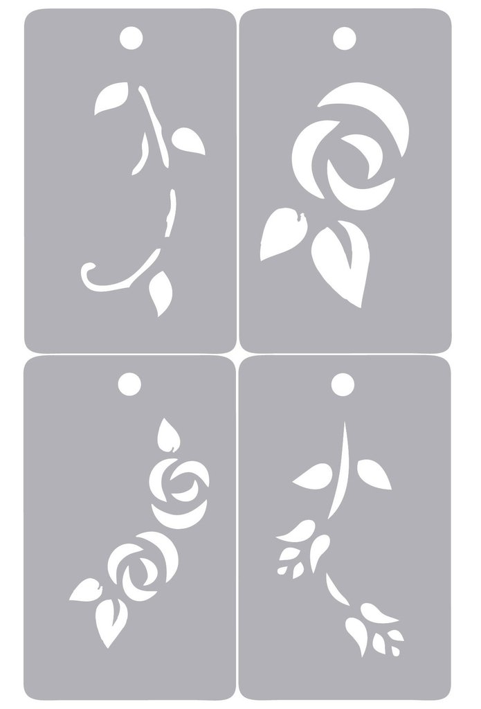 STENCIL CREATIVA x 4 SERIE 615 25 STENCIL 4 EN 1 IDEAL PARA MAQUILLAJE STENCIL CREATIVA x 4 SERIE 615 25 STENCIL 4 EN 1 IDEAL PARA MAQUILLAJE