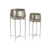 porta maceta de chapa set x 2 J506/55