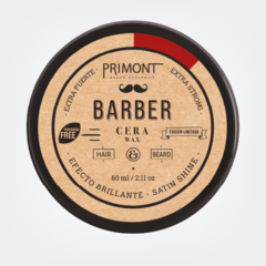 Primont Barber Cera Efecto Brillante para Cabello y Barba 60ml. x 1