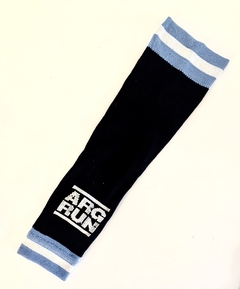 Pantorrilleras (par) de Compresion Graduada SOX ARGRUN UNISEX modelo exclusivo Negras con Vivos Argentina - FotoRun Shop