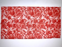Cuello Multifuncion Tipo Buff SIN COSTURA Sublimado Rojo Flores - comprar online