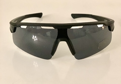 Lentes Negros Medio Marco UV 400 protection Running Bike Trail Unisex Modelo Cozumel Antiempañante patilla goma