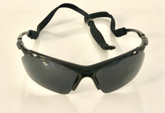 Lentes Medio Marco Negro Cristal Negros Antiempañantes con Sujetador UV400 protection Unisex modelo Londres Running Bicicleta Aire Libre