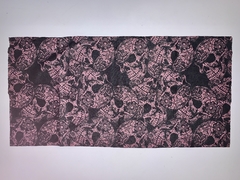 Cuello Multifuncion Tipo Buff SIN COSTURA Calaveras Violetas sobre Negro - comprar online