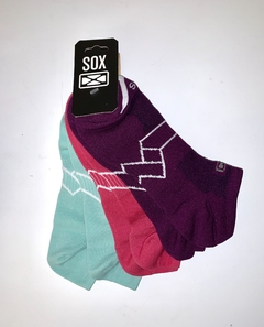 Tripack Sox sin caña Ultraligth Microfibra secado rapido oferta colores varios - comprar online