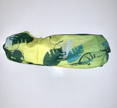 Cuello Multifuncion Tipo Buff SIN COSTURA Sublimado Verdes y Amarillo