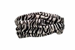 Cuello Multifuncion Tipo Buff Blanco y Negro