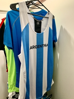 Musculosa Argentina Carrera Maya Dri Fit en internet