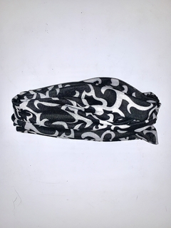 Cuello Multifuncion Tipo Buff SIN COSTURA Negro y Blanco UNISEX
