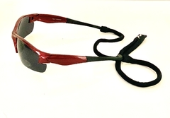 Lentes  medio Marco color Rojo cristal Negro y vivos Negros UV400 Protection Unisex Bicicleta Running modelo Roma - Antideslizante con Sujetador en internet