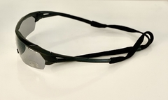 Lentes Negros Medio Marco UV 400 protection Running Bike Trail Unisex Modelo Dublin Antiempañante con sujetador regulable en internet