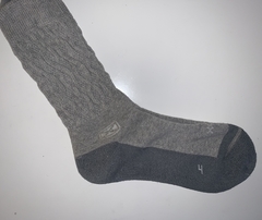 Media SOX Algodon trenzado Gris y Blanco o Gris Plomo y Gris claro UNISEX - tienda online