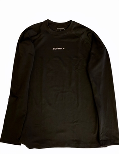 Remera Termica Schnell manga larga corte Mujer color Negro - comprar online