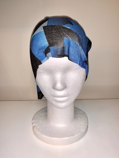 Cuello Multifuncion Tipo Buff SIN COSTURA Azules UNISEX en internet