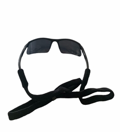 Lentes Color Negro Medio Marco UV 400 protection Running Bike Trail Unisex Modelo Venecia con sujetador regulable - FotoRun Shop