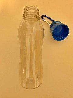 Botella 750 cm3 con tapa y gancho con funda aislante - tienda online