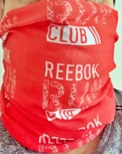 Cuello Multifuncion Tipo Buff color Rojo Reebok Sin Costura - FotoRun Shop