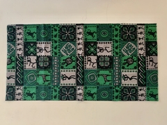 Cuello Multifuncion Tipo Buff SIN COSTURA figuras sobre verde UNISEX - comprar online