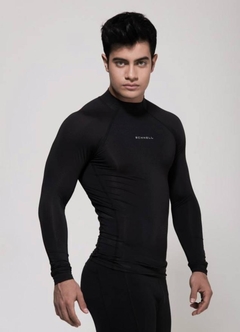Remera Termica Schnell manga larga corte Hombre color Negro